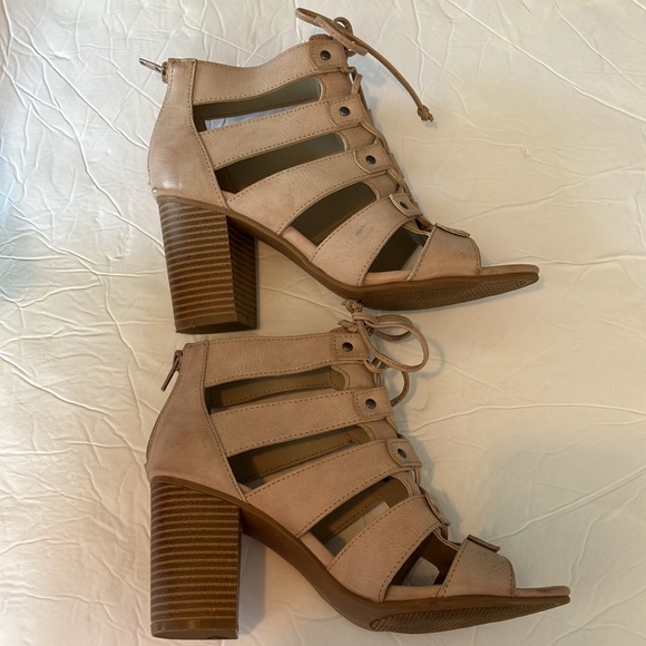 Rampage Valerie ankle blush heel shoes Sz 7M - Picture 7 of 10